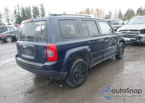 2014 Jeep Patriot Sport from USA, damaged, VIN 1C4NJRBB0ED617193